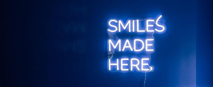 trend blue Sky quote smile's made here